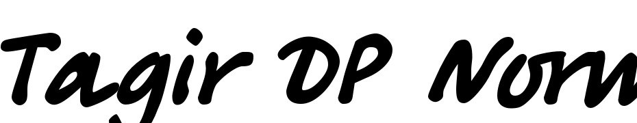 Tagir DP Normal Yazı tipi ücretsiz indir